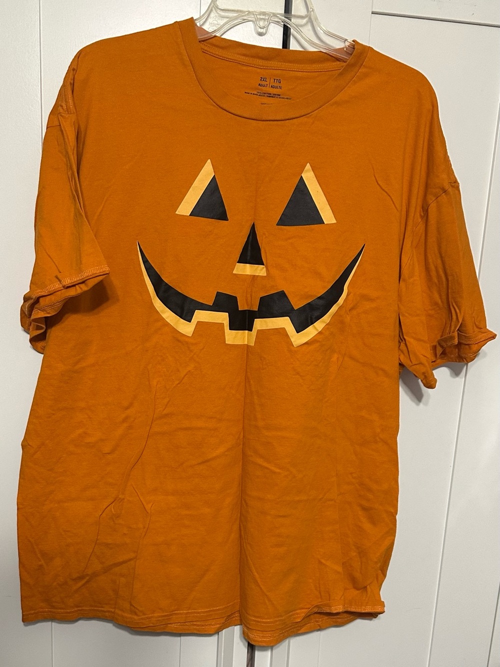 Orange Halloween Jack-O'-Lantern Graphic Tee